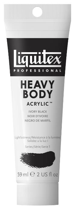 Liquitex Heavy Body Acrylic paint 59ml - Ivory Black (244)