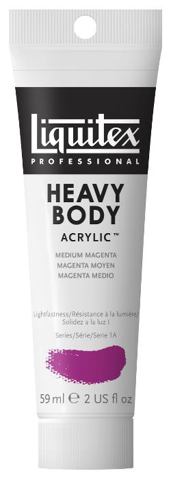 Liquitex Heavy Body Acrylic paint 59ml - Medium Magenta (500) – Clay Craze  Studio