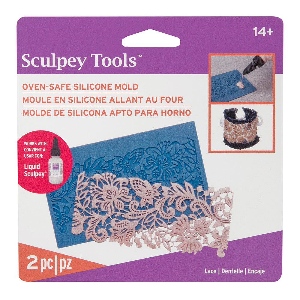 Sculpey Silicone Bakeable Mould – Lace