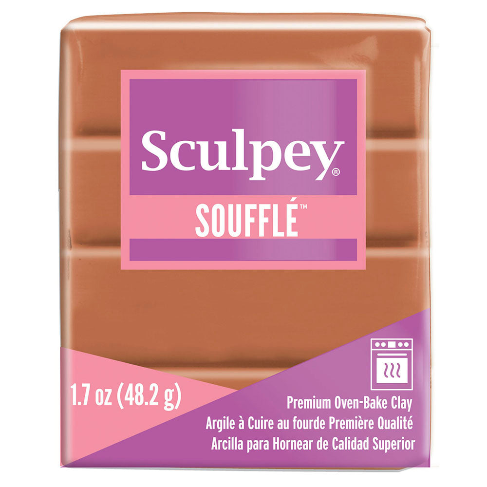Sculpey Soufflé Polymer Clay 48g (1.7oz) - Cinnamon