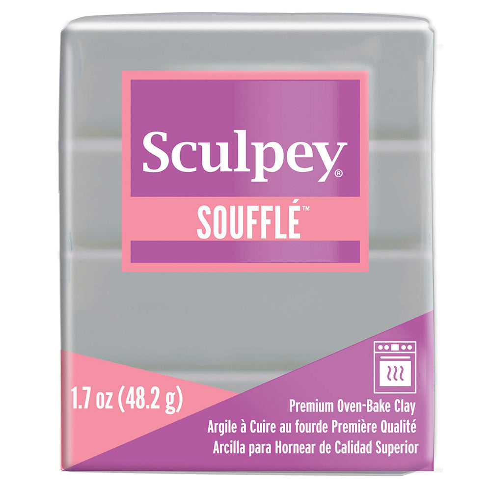 Sculpey Soufflé Polymer Clay 48g (1.7oz) - Concrete