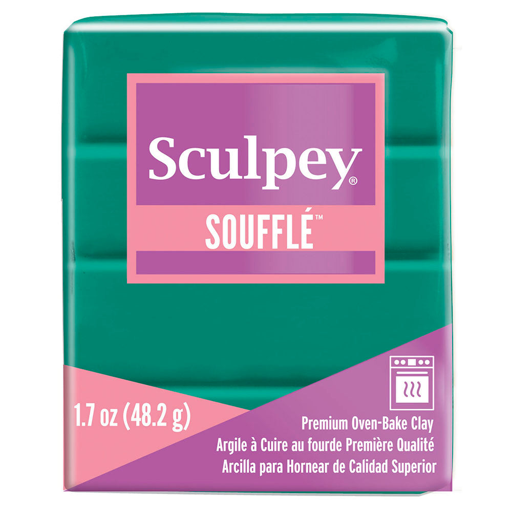 Sculpey Soufflé Polymer Clay 48g (1.7oz) - Jade