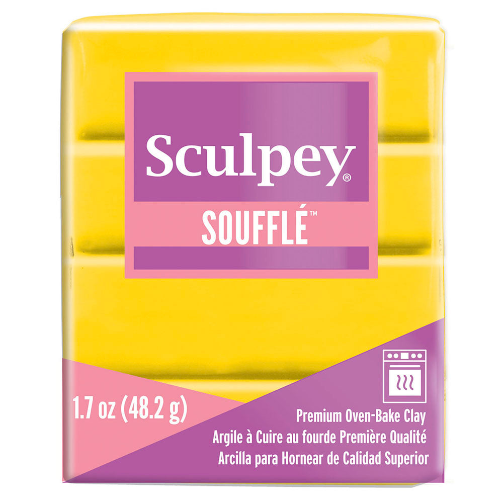 Sculpey Soufflé Polymer Clay 48g (1.7oz) - Canary