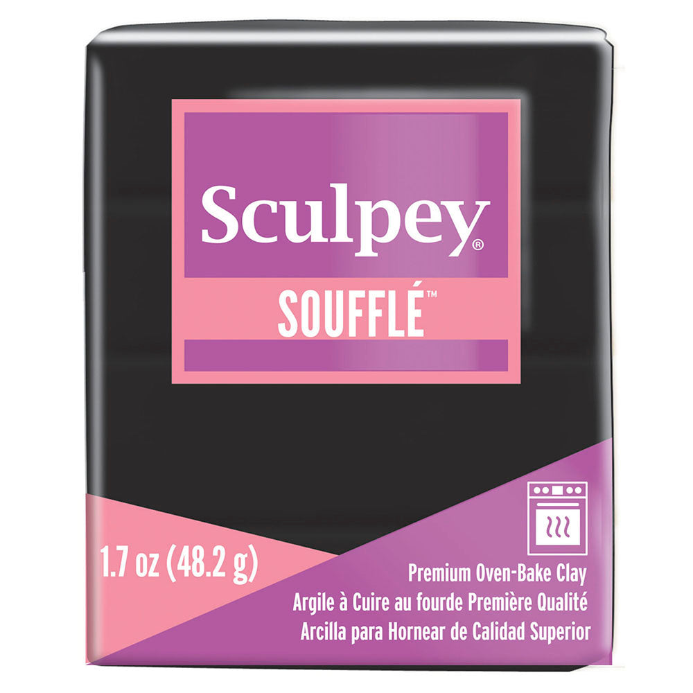 Sculpey Soufflé Polymer Clay 48g (1.7oz) - Poppy Seed