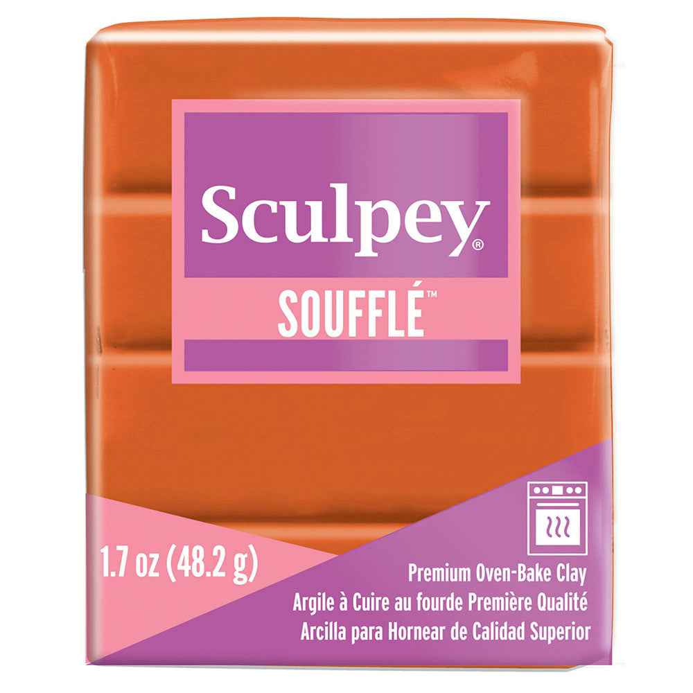 Sculpey Soufflé Polymer Clay 48g (1.7oz) - Pumpkin