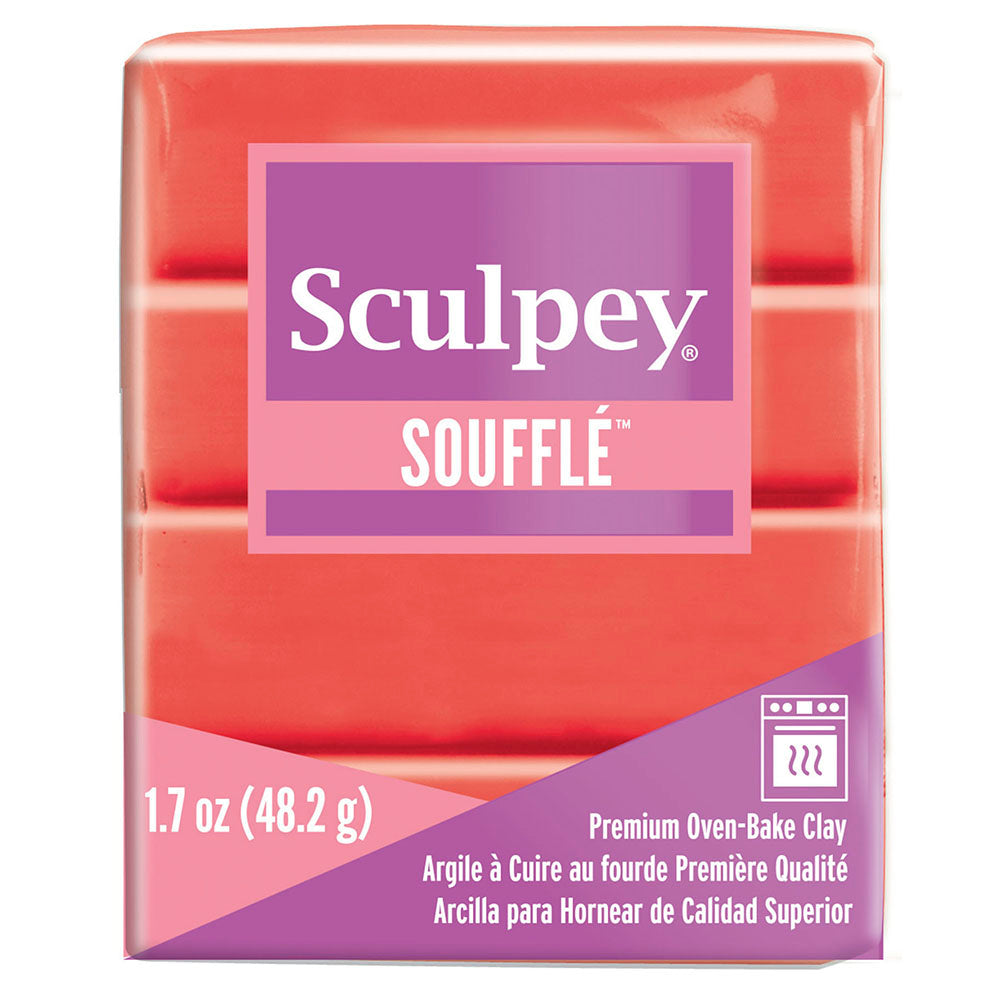Sculpey Soufflé Polymer Clay 48g (1.7oz) - Mandarin