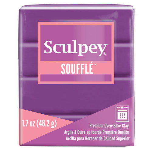 Sculpey Soufflé Polymer Clay 48g (1.7oz) - Grape