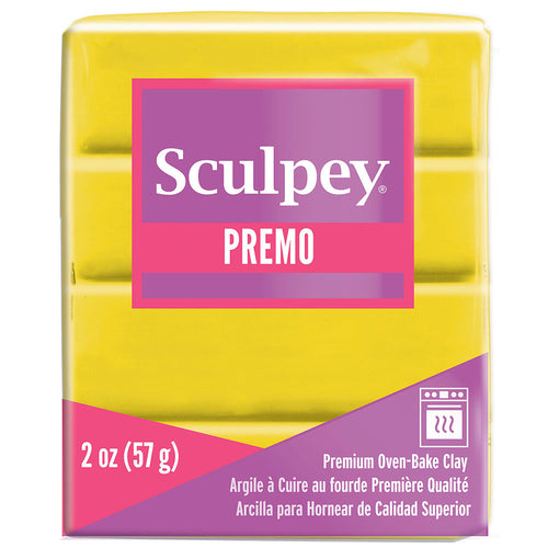 Premo Sculpey Polymer Clay 57g (2oz) - Zinc Yellow