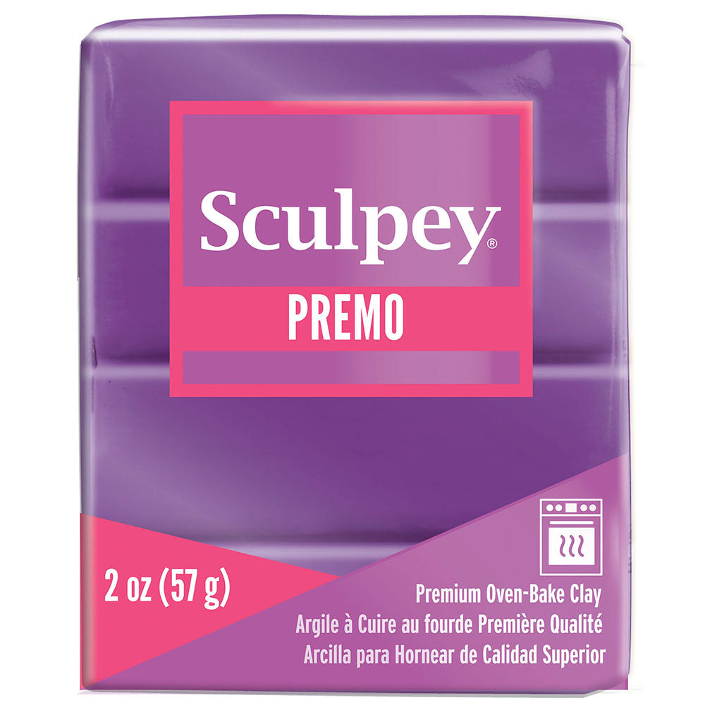 Premo Sculpey Polymer Clay 57g (2oz) - Purple Pearl