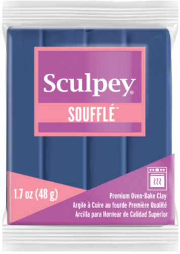 Sculpey Soufflé Polymer Clay 48g (1.7oz) - Midnight Blue