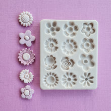 Load image into Gallery viewer, Stud Flowers Assorted 2 - Silicone Mould