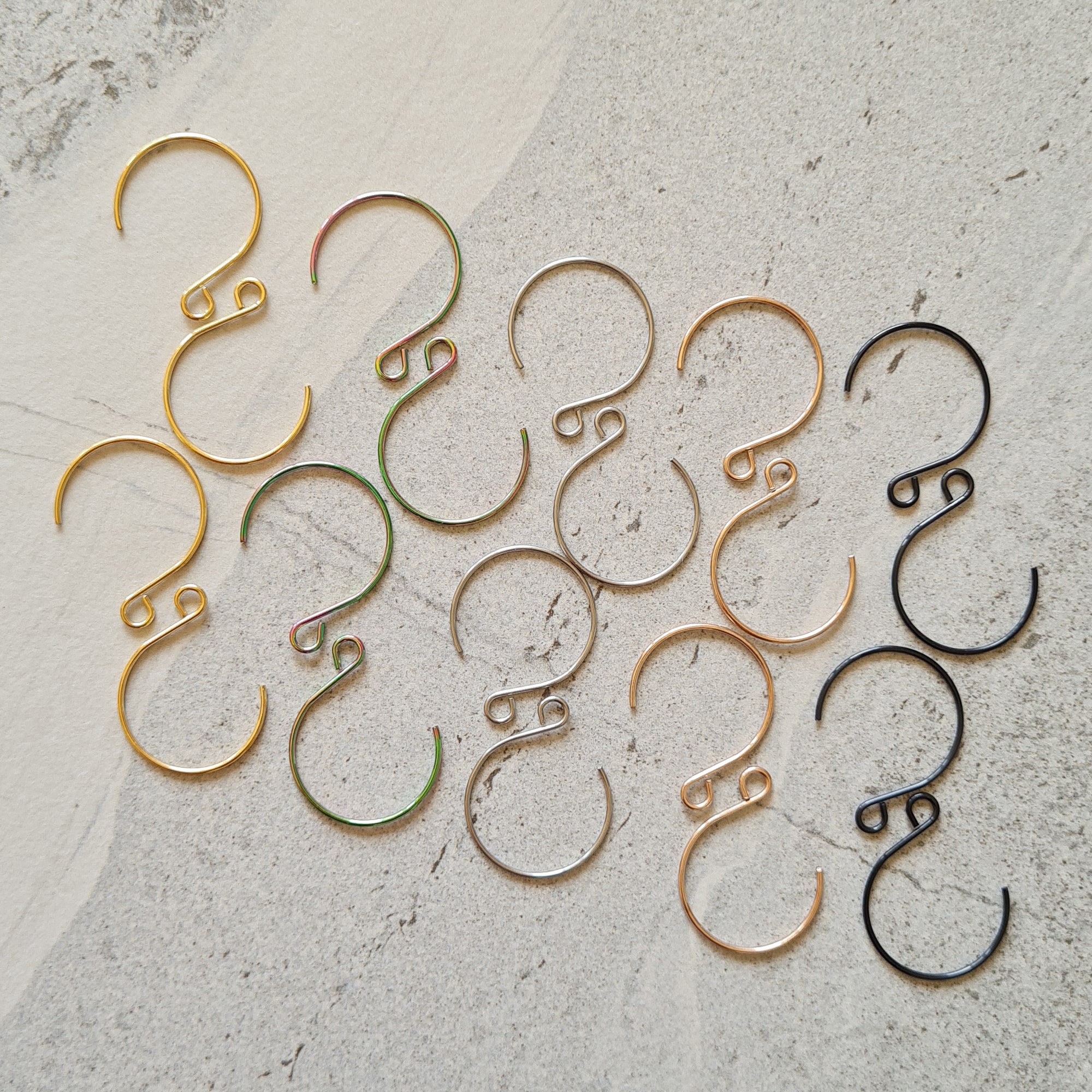 18mm Gold Stainless Steel Earring Hoop - 50 pieces