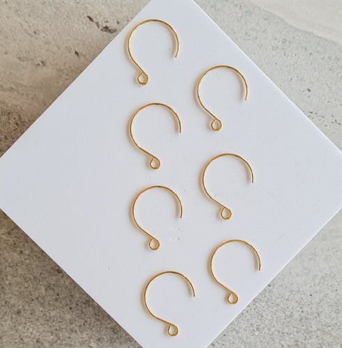 18mm Gold Stainless Steel Earring Hoop - 50 pieces