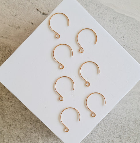 18mm Rose Gold Stainless Steel Earring Hoop - 50 pieces