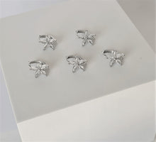 Load image into Gallery viewer, Gold or Silver Earring Hoops - Star Anise - Set of 10