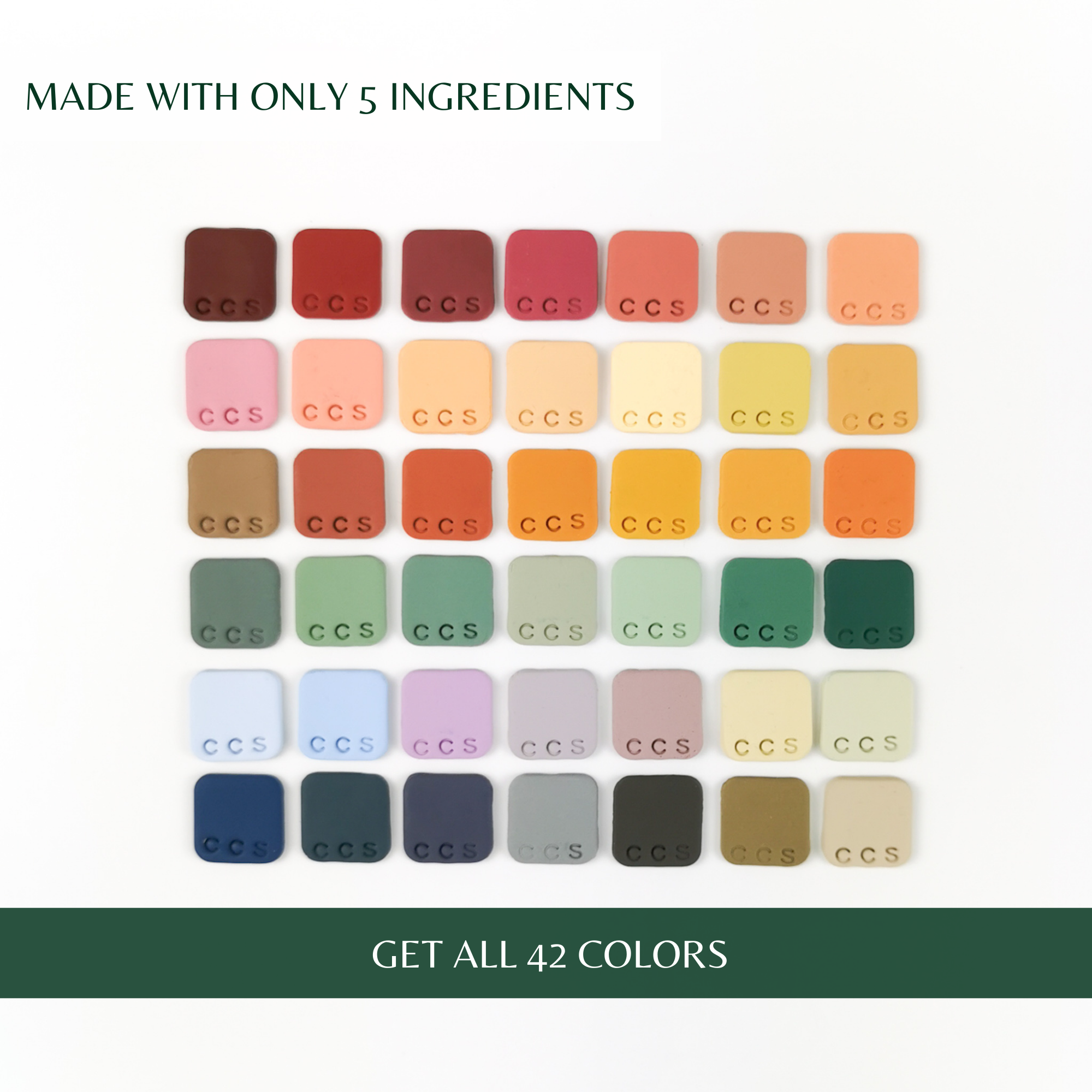 Polymer Clay Glaze Colour Chart – Clayologie Polymer Clay