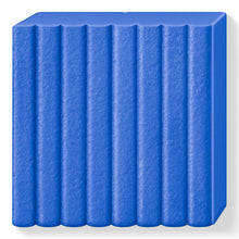 Load image into Gallery viewer, Fimo Leather Effect Polymer Clay Standard Block 57g (2oz) - Indigo