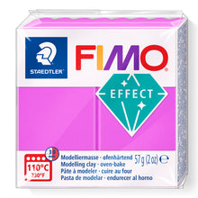 Load image into Gallery viewer, Fimo Effect Polymer Clay Standard Block 57g (2oz) - Neon Purple