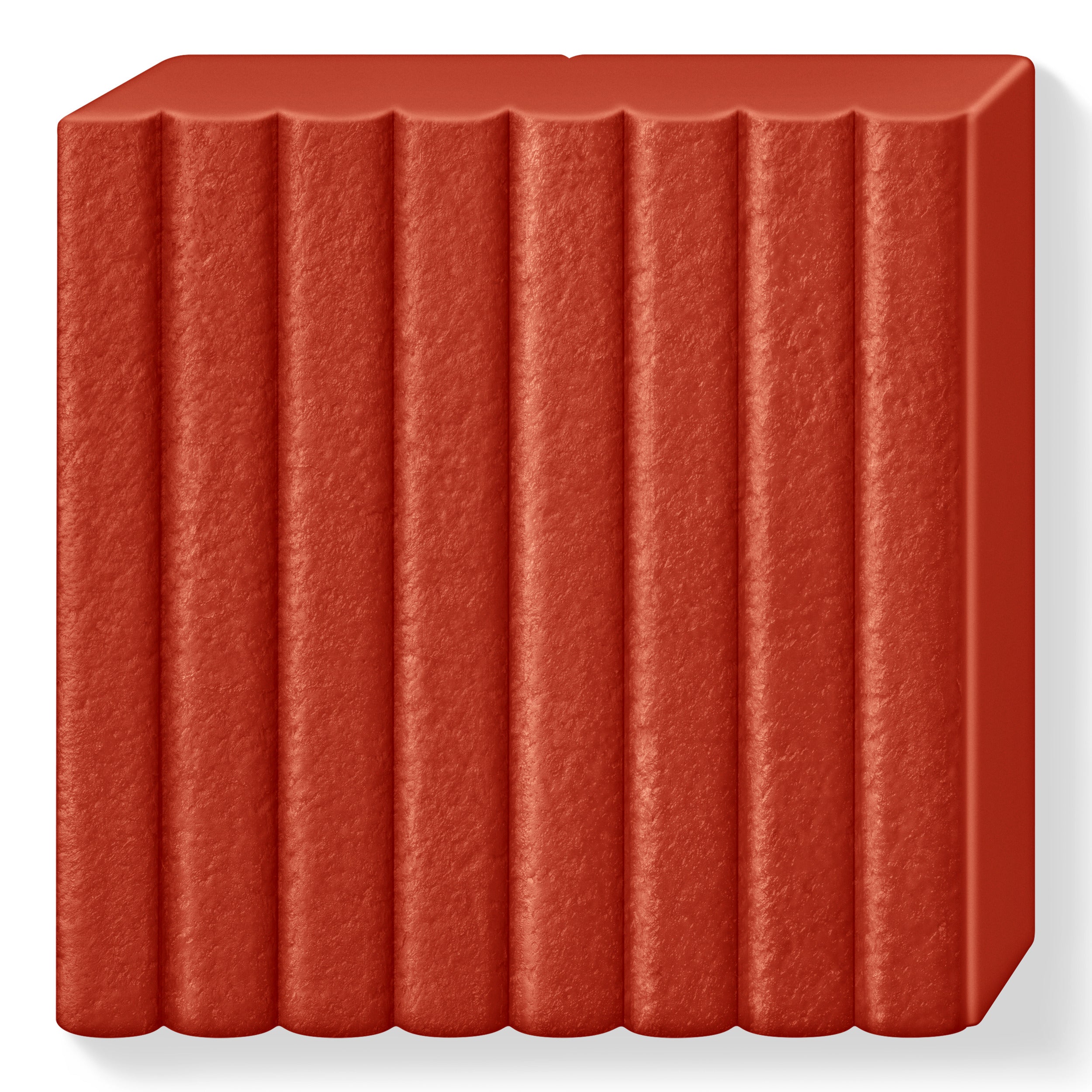 Fimo Leather Effect Polymer Clay Standard Block 57g (2oz) - Rust