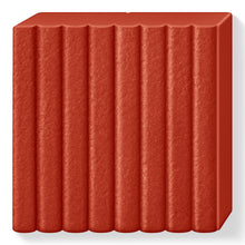 Load image into Gallery viewer, Fimo Leather Effect Polymer Clay Standard Block 57g (2oz) - Rust