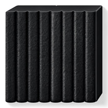 Load image into Gallery viewer, Fimo Leather Effect Polymer Clay Standard Block 57g (2oz) - Black