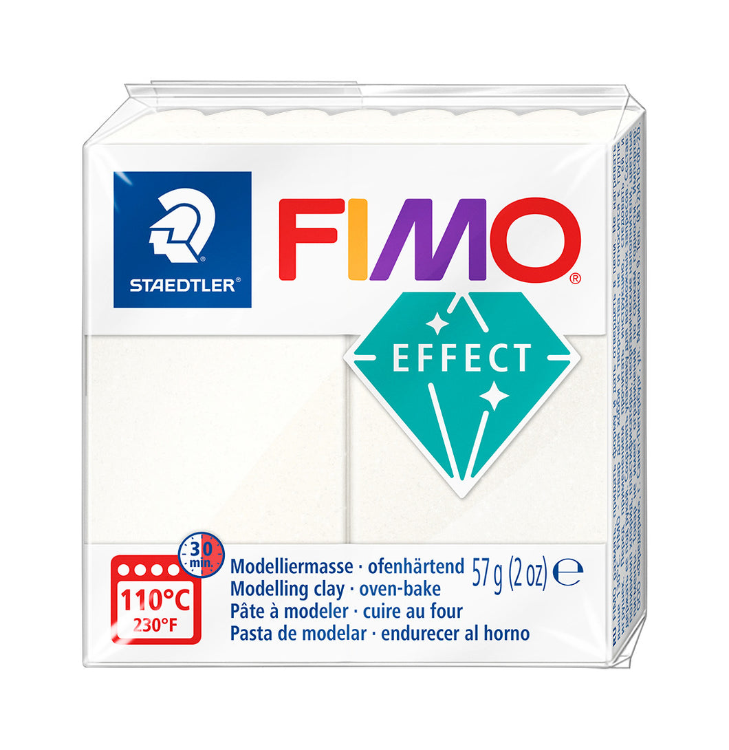 Fimo Effect Polymer Clay Standard Block 57g (2oz) - Metallic Mother-Of-Pearl