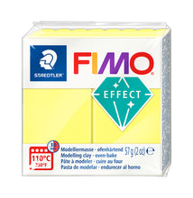 Load image into Gallery viewer, Fimo Effect Polymer Clay Standard Block 57g (2oz) - Translucent Yellow