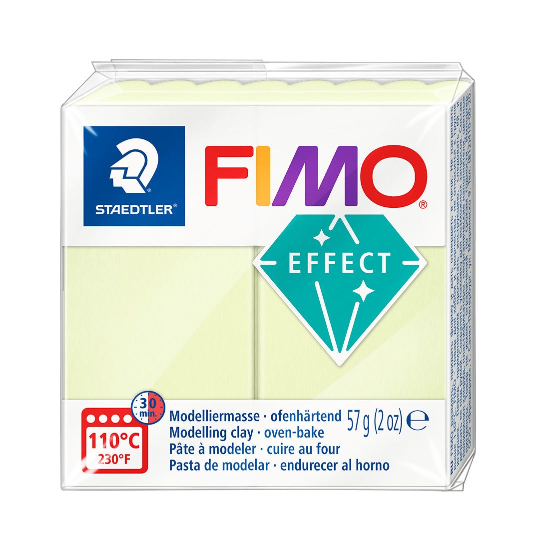 Fimo Effect Polymer Clay Standard Block 57g (2oz) - Pastel Vanilla