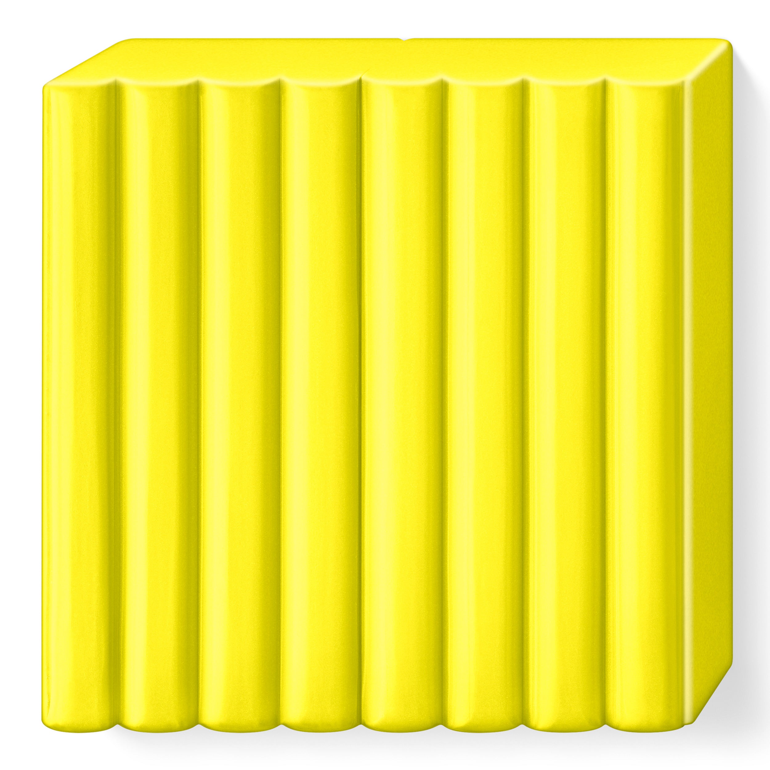 Fimo Soft Polymer Clay Standard Block 57g (2oz) - Lemon
