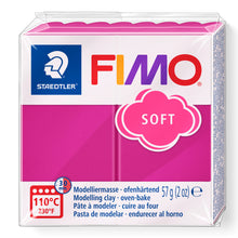 Load image into Gallery viewer, Fimo Soft Polymer Clay Standard Block 57g (2oz) - Raspberry