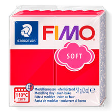 Load image into Gallery viewer, Fimo Soft Polymer Clay Standard Block 57g (2oz) - Indian Red