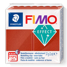 Load image into Gallery viewer, Fimo Effect Polymer Clay Standard Block 57g (2oz) - Metallic Copper