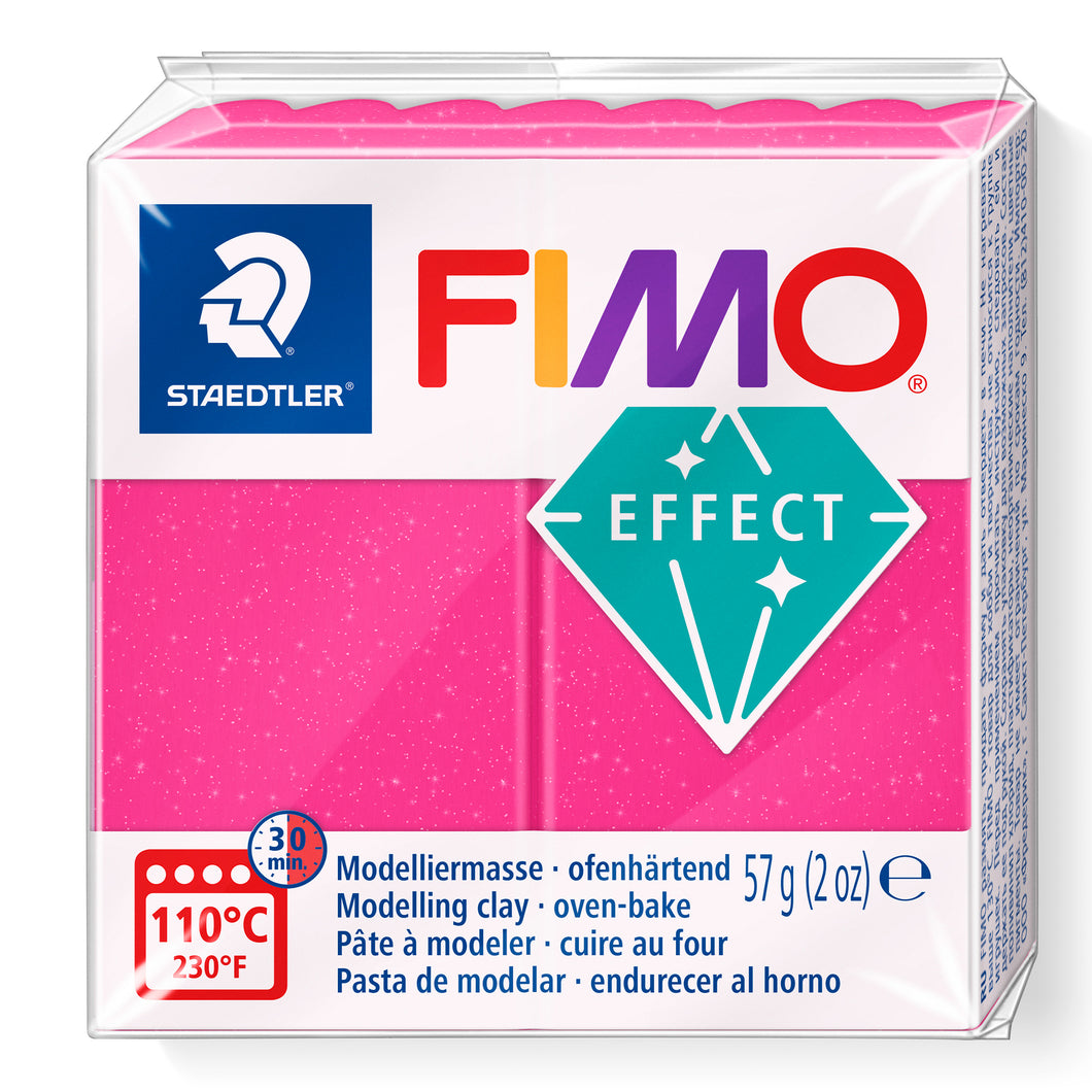 Fimo Effect Polymer Clay Standard Block 57g (2oz) - Ruby Quartz