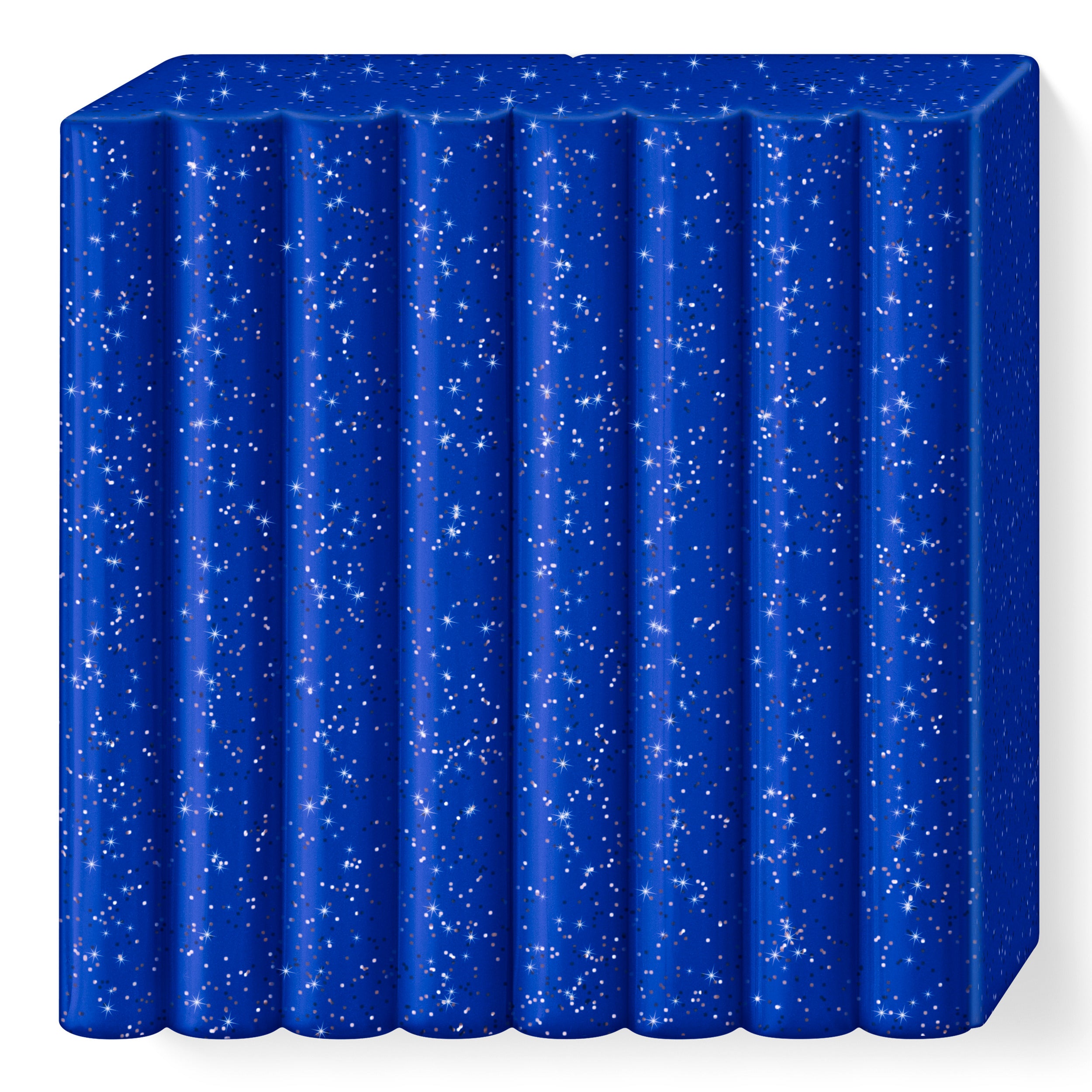 Fimo Effect Polymer Clay Standard Block 57g (2oz) - Glitter Blue