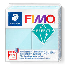 Load image into Gallery viewer, Fimo Effect Polymer Clay Standard Block 57g (2oz) - Blue Ice Quartz