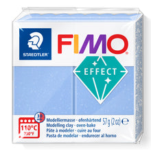 Load image into Gallery viewer, Fimo Effect Polymer Clay Standard Block 57g (2oz) - Agate Blue