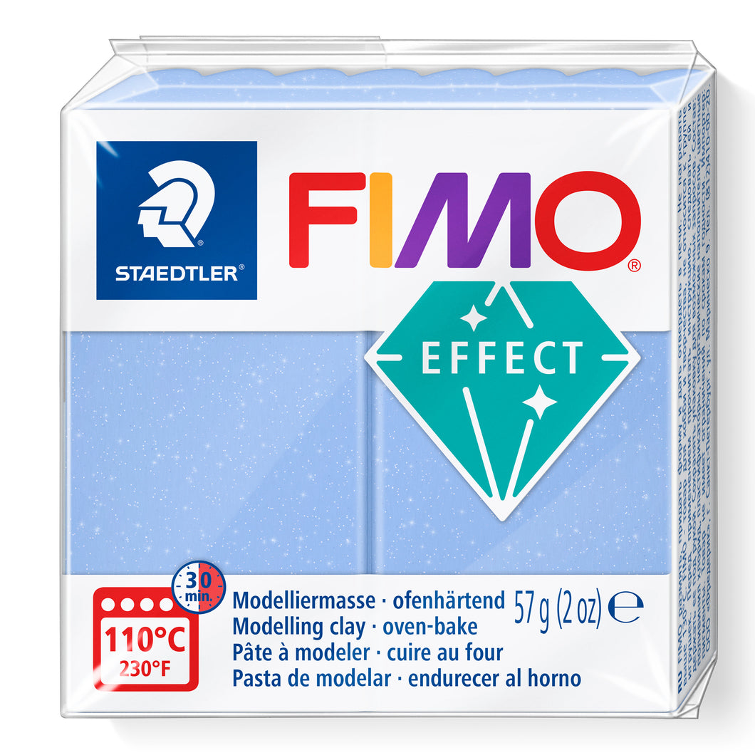 Fimo Effect Polymer Clay Standard Block 57g (2oz) - Agate Blue