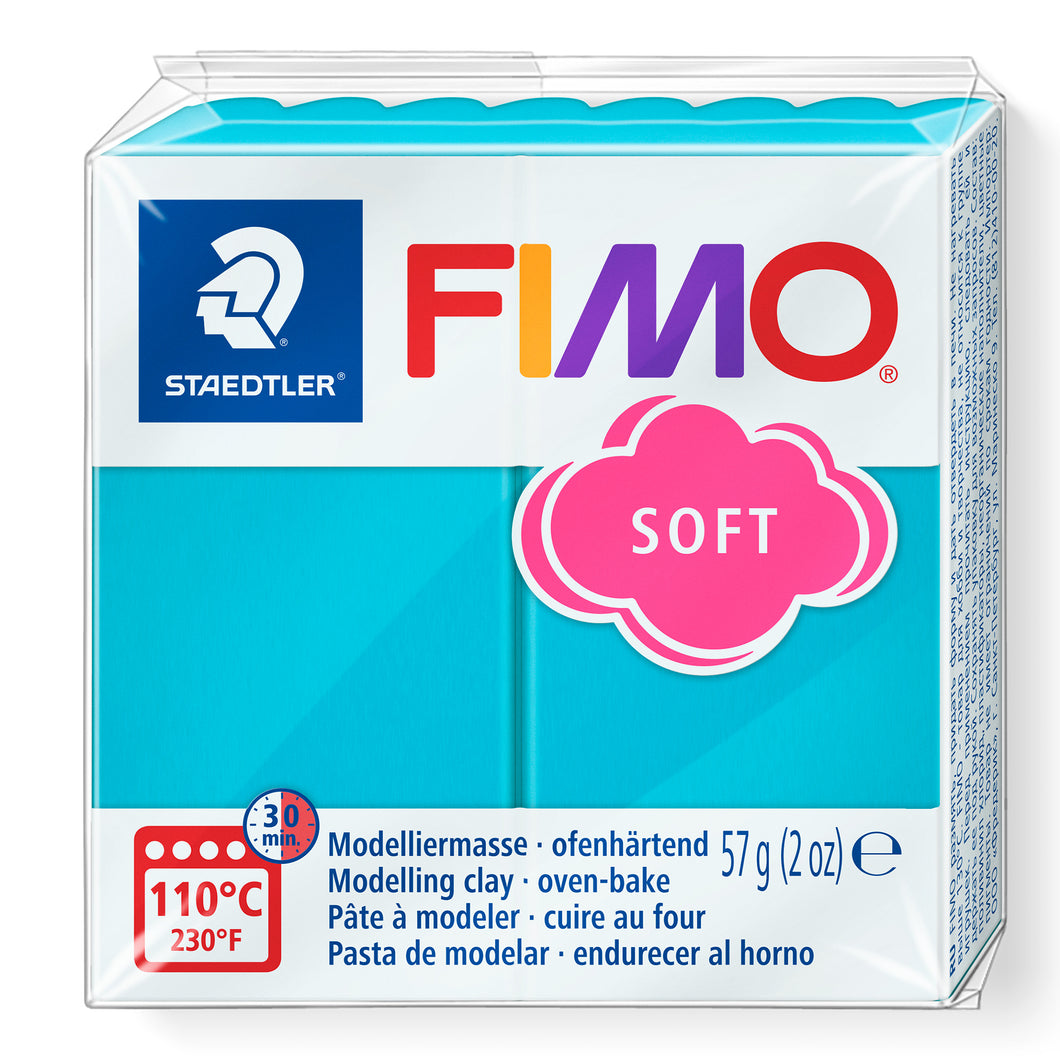 Fimo Soft Polymer Clay Standard Block 57g (2oz) - Peppermint