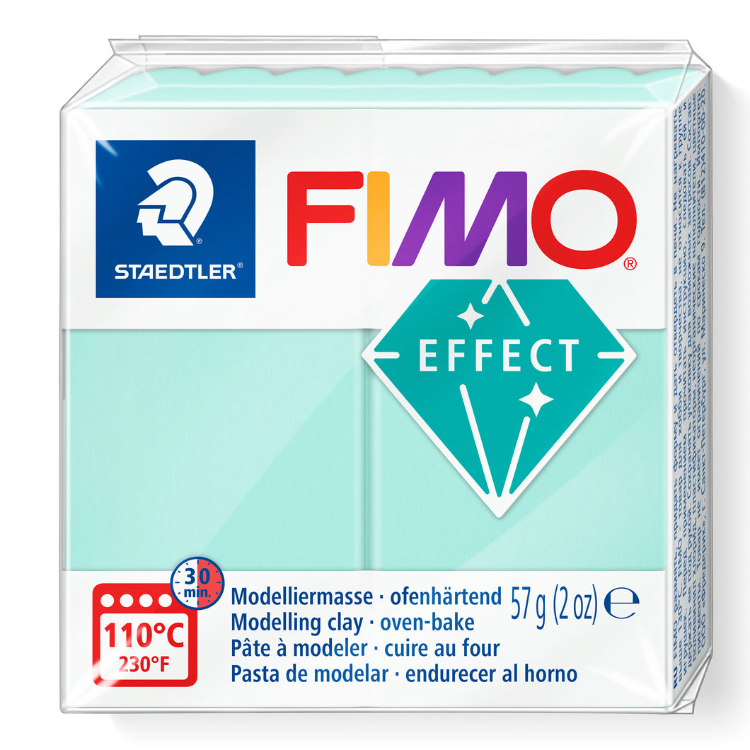 Fimo Effect Polymer Clay Standard Block 57g (2oz) - Pastel Mint