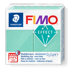 Load image into Gallery viewer, Fimo Effect Polymer Clay Standard Block 57g (2oz) - Jade Green
