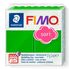 Load image into Gallery viewer, Fimo Soft Polymer Clay Standard Block 57g (2oz) - Tropical Green
