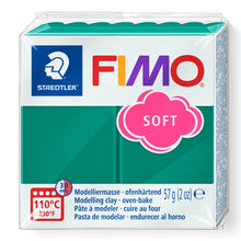Load image into Gallery viewer, Fimo Soft Polymer Clay Standard Block 57g (2oz) - Emerald
