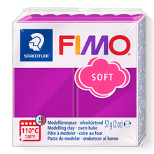 Load image into Gallery viewer, Fimo Soft Polymer Clay Standard Block 57g (2oz) - Purple