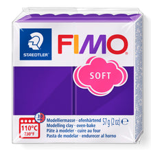 Load image into Gallery viewer, Fimo Soft Polymer Clay Standard Block 57g (2oz) - Plum