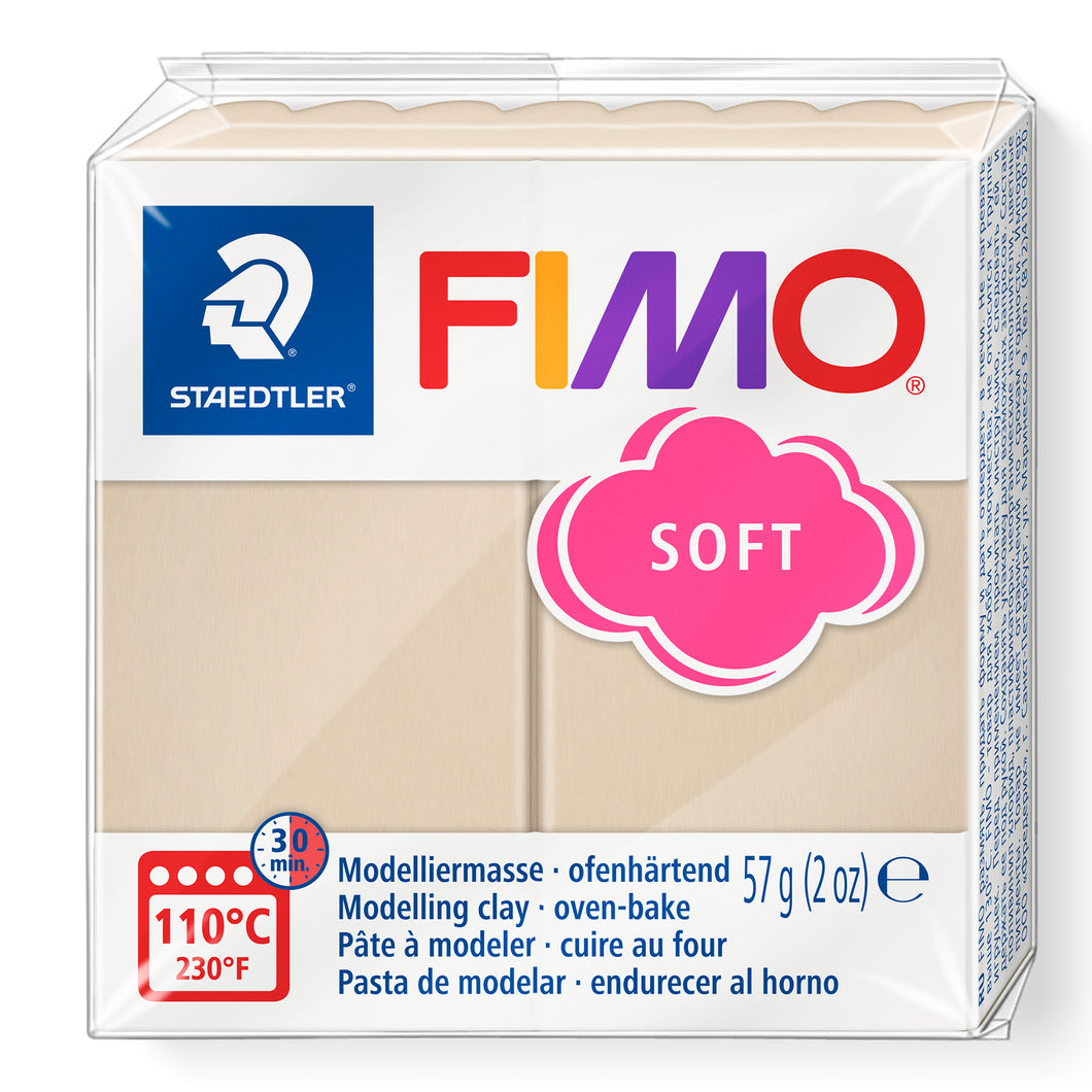 Fimo Soft Polymer Clay Standard Block 57g (2oz) - Sahara
