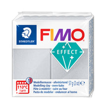 Load image into Gallery viewer, Fimo Effect Polymer Clay Standard Block 57g (2oz) - Pearl Light Silver