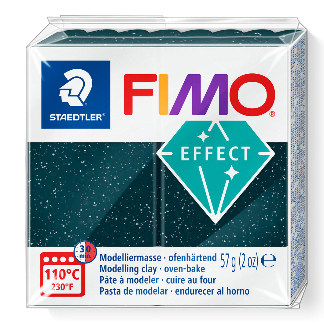Fimo Effect Polymer Clay Standard Block 57g (2oz) - Stardust (Glitter And Pearl)