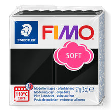 Load image into Gallery viewer, Fimo Soft Polymer Clay Standard Block 57g (2oz) - Black
