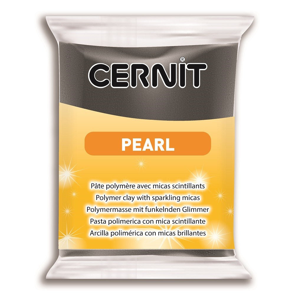 Cernit Polymer Clay Pearl 56g (2oz) -  Black
