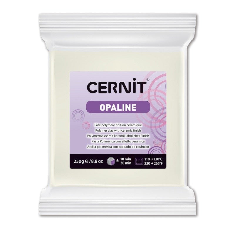 Cernit Polymer Clay Opaline 250g (8.8oz) - White
